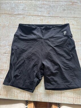 Victoria's Secret Black High-Waist Black Bike Shorts size medium